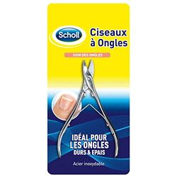 Scholl Ciseaux à Ongles en Acier Inoxydable Soin des Pieds