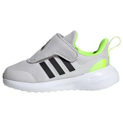 adidas Fortarun 2.0 skor för barn, unisex, baby, Grå en kärna svart lucid citron, 25 EU