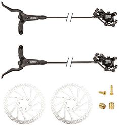 Elvedes HP4000 Bremsen Hydraulische Fahrrad/Mountainbike/E-Bike/Route Unisex Erwachsene, schwarz