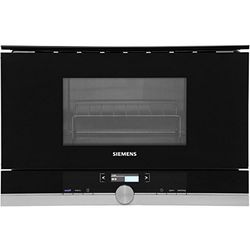 Siemens BE634LGS1 iQ700 - Forno a microonde, 900 W, 21 l, illuminazione interna a LED, acciaio INOX