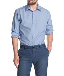 ESPRIT Collection Zakelijk hemd heren - blauw - Medium