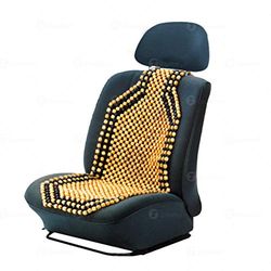 Zone Tech Wood Beaded Seat Cushion - Premium Quality Car Massaging Double Strung Wood Beaded Seat Cushion for Stress Free all Day!