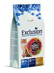 Exclusion Mediterraneo Monoprotein - Esterilizado para Adultos All Breeds de Ternera para Gatos, 1,5 kg