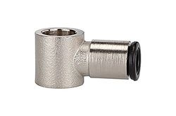 L-Ringstück, per vite cava G 1/8, per tubo esterno Ø 8 mm, pressione di lavoro max. 16 bar, velocità di funzionamento. -20 °C a 70 °C, MS vern.
