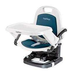 Peg Perego Assento elevado para comer rialto, petróleo. Alçador de assento para bebé. Cadeira de viagem portátil