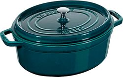 STAUB Caçarola/cocotte de ferro fundido oval, diâmetro de 31 cm, 5,5 l, La Mer