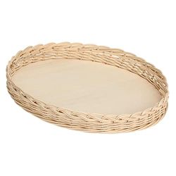 Porcellana Rieten voor Geribbelde Fruitplaat cm 32, Porselein, Meerkleurig, 0.1 x 0.1 x 0.1 cm