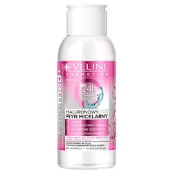 Eveline Cosmetics Facemed+ Hyaluronic Micellar Water 3-in-1 for Sensitive & Dry Skin - Alcohol-Free, Hydrating, Soothing - Travel Size 100ml