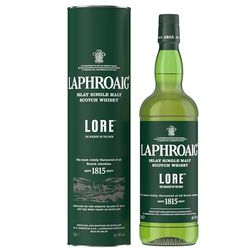 Laphroaig Lore Islay Single Malt Scotch Whisky avec étui, Whisky Écossais 48% - 70cl