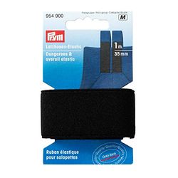 Prym, 35 mm, nero Salopette elasticizzata, colore, 76% PES 24%