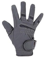 HKM Gentle Winter ridhandskar grå/svart 10