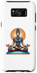 Carcasa para Galaxy S8+ Cute Graphic A Women Relaxing, Yoga, Yoga Matutino