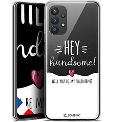 Caseink fodral för Samsung Galaxy A32 5G (6.5) [Gel HD-mönster tryckt i Frankrike kärlek Saint Valentine kollektion design Hey Handsomee! - mjuk - ultratunn]