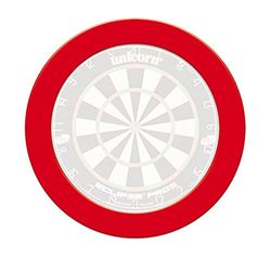 Unicorn Dartboard Backboard Surround | Professional Slimline | Heavy-Duty High Density Injection Moulded EVA Plastic | No Fixings Required | Red