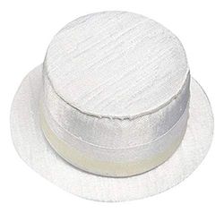Club Green Dames zijden Hat Box, wit, 7 x 3 cm, 10 stuks