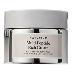 Naturium Multi-Peptide Rich Cream | Nourishing Moisturiser for Face, Smoothing & Firming, For Most Skin Types | 50 ml