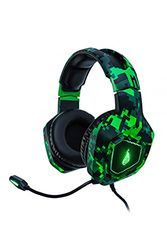 Surefire Skirmish Gaming Headset - Headset PC-Playstation-Xbox - Auriculares Gaming - 390g - Stereo 2.0 con luz LED - Gamer Headset - USB 3.2 Gen 1 I Powered by Verbatim