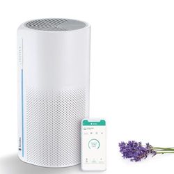 Sensibo Pure – Smart WiFi-styrd luftrenare med äkta medicinskt HEPA kolfilter. Kompatibel med iOS, Android, Alexa och Google Nest