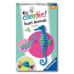 Ravensburger - Be Creative Mini | Set Perline Cavalluccio Marino | Giochi Creativi | Bambina 6 Anni | Giochi Bambina 6 Anni o più | Kit Lavoretti Creativi per Bambini | Perline Da Stirare