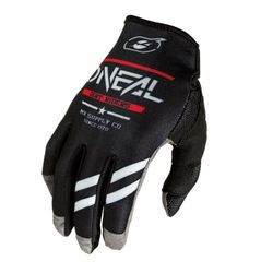 O'NEAL | Handskar Bike & Motocross | MX MTB DH Downhill Freeride | Slitstarka och flexibla material, naIngen ventilerad främre handsektion | Mayhem Glove Squadron V.22 | Vuxen | Svart Grå | S