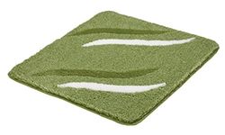 Kleine Wolke Tappeto Bagno Florenz, Acrilico, Verde, 55 x 65 x 2 cm