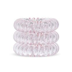 SpiraBobble rosa chiaro | Fasce per capelli da donna - Set di 9 elastici per capelli | Cravatta per capelli durevole | Anello a spirale per coda di cavallo
