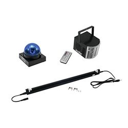 EUROLITE LED di Set Buzzer-Polizeilicht Blu LED Mini D-4 UV tu