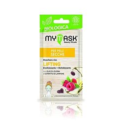 My Mask, Linea Bio, Maschera Viso Effetto Lifting, Formulata con Ingredienti Naturali, Confezione da 8 ml