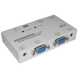 BeMatik - Rextron AV-extender 1 VGA-IN + 2 VGA-OUT + 1 RJ45-OUT (EVA-12L)