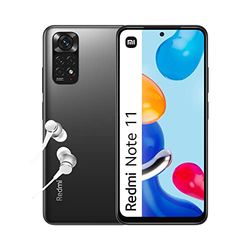 Xiaomi Redmi Note 11 Smartphone, 4 + 128 GB, display 6,43 inch 90 Hz FHD+ Amoled Dotdisplay, Snapdragon 680, 4 camera, IA 50 MP, 5000 mAh, grafietgrijs met Alexa handsfree