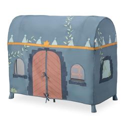 hauck Tenda Gioco Bambini per Lettino Da Campeggio per Bambini - Tenda da Gioco Per Bambini da Interno/Esterno, Accessorio Ideale per Lettini Da Viaggio hauck con Base Sdraio 60cm - Castello