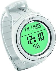 Cressi Goa Computador de mergulho, unissexo, branco/preto, tamanho único