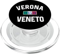 Verona Italia Veneto Bandera Italiana PopSockets PopGrip para MagSafe
