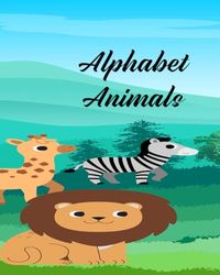 Alphabet Animal Educational Coloring Book