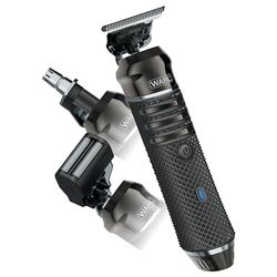 Trimmer Wahl Pro Series High Visibilty, lama a taglio ravvicinato, ioni di litio, regolabarba completamente lavabile, kit per la pulizia, testine intercambiabili, a batteria, taglio ravvicinato
