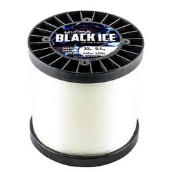 Ultima Black Ice Línea de Pesca de mar, Unisex-Adult, Crystal, 20