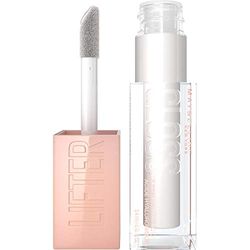 Maybelline New York Lifter Gloss, Lucidalabbra con acido ialuronico, Effetto rimpolpante e idratante, Pearl (001), 5,4 ml