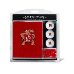 NCAA Serviette Brodée Ensemble Cadeau, Maryland Terps