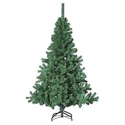 Eprie vert 180 cm + paquet de 18 morceaux rouges décoratifs rouge + 6 20 guirlandes de cuivre à LED pour intérieurs