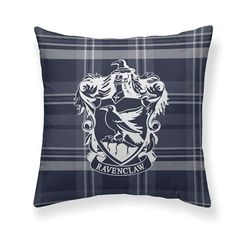 BELUM | Funda cojín Harry Potter, Funda de cojín 100% algodón 50x50cm Modelo Ravenclaw Cuadro A