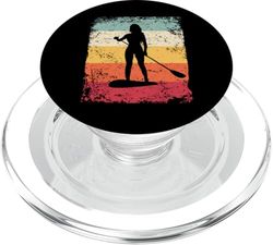 Tabla de surf de remo retro SUP PopSockets PopGrip para MagSafe