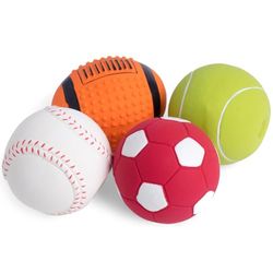 Petface Geassorteerde Latex Ballen, Groot, Multi kleur