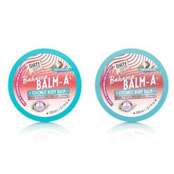 Dirty Works Tropic Like it's Hot Bahama Balm-a Coconut Body Balm 200ml (Pack of 2)