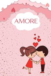 AMORE: Notebook, 6x9in, 120 pages