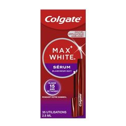 COLGATE - Sérum blancheur nuit Colgate Max White Serum avec nouvel applicateur 2,5ml