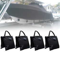 STAR MARINE Sac de Sable pour Housse de Bateau – Kit d'amarrage de qualité Marine, Accessoires de Bateau, Sacs de Sable Coupe-Vent, capacité de 4,5 kg, 4 pièces (Sac à Eau, 4 pièces)