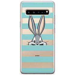 ERT GROUP Custodia per Samsung S10 5G originale e ufficiale Looney Tunes modello Looney Tunes 011 perfettamente adattata alla forma del telefono cellulare, parzialmente trasparente