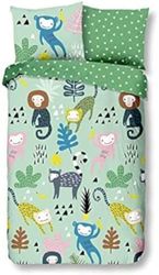 Good Morning Dekbedovertrek Kids Nr.6593 Multi Maat: 140 x 220 cm, 140 x 220 cm