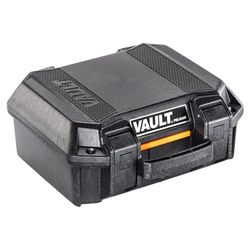 Pelican Vault V100 pistoolkoffer met schuim (zwart), Zilver, V100, Met Foam