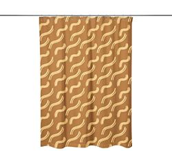 Bonamaison Tenda da Doccia Impermeabile, Resistente alle Muffe, Facile da Pulire, Tenda da doccia Stampata Digitalmente, Lavabile, Dimensioni 150x200, 1 Pezzo - Prodotto e Progettato in Turchia